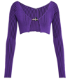 Jacquemus Purple 'la Maille Pralù' Cardigan In Purple