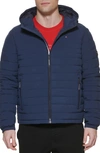 Tommy Hilfiger Quilted Zip Jacket In Midnight