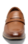 Nunn Bush Carmelo Moc Toe Slip-on Shoe In Cognac