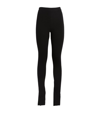 TOTÊME TOTEME JERSEY ZIP LEGGINGS