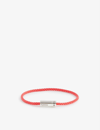 LE GRAMME CABLE LE 7G STERLING SILVER AND WOVEN BRACELET