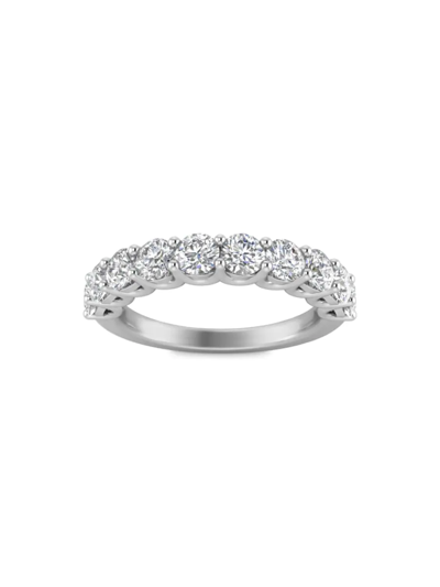 Saks Fifth Avenue Women's Anniversary Band 14k White Gold & 1.5 Tcw Lab-grown Diamond Ring
