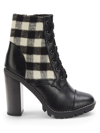 Bcbgeneration Pilas Lace Up Bootie In Black Multicolor