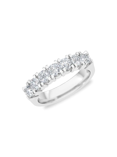 Saks Fifth Avenue Women's Anniversary Band 14k White Gold & 1.0 Tcw Lab Grown Diamond Band Ring