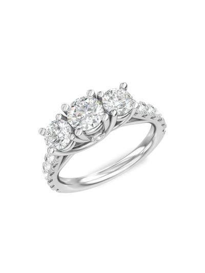 Saks Fifth Avenue Women's 14k White Gold & 1.50 Tcw Lab-grown Diamond Ring