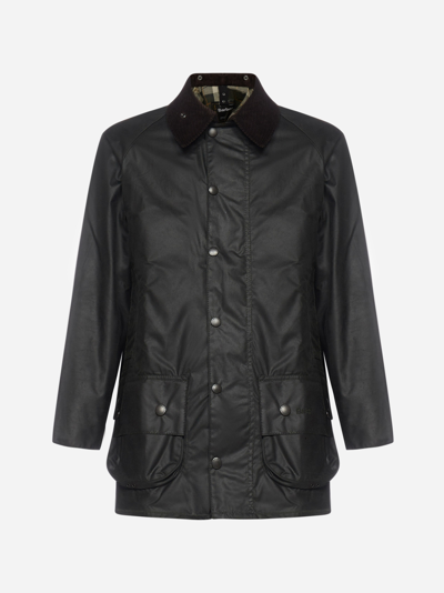 Barbour Green Cotton Outerwear Jacket In Grey
