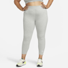 Nike Women's  Sportswear Classic High-waisted 7/8 Leggings (plus Size) In Grey