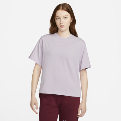 Nike Sportswear Essentials Women's Boxy T-shirt In Purple