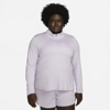Nike Women's Element 1/2-zip Running Top (plus Size) In Purple