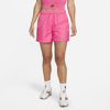 Nike Sportswear Essentials Women's Repel Mid-rise Shorts In Pink
