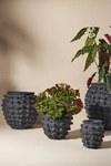 Anthropologie Minka Textured Pot By  In Black Size M