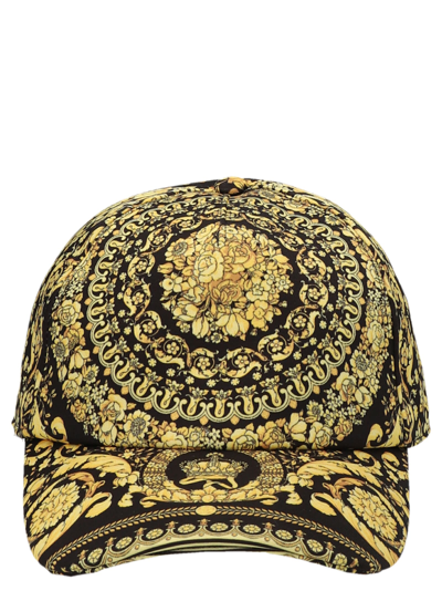 Versace Barocco Cap In Multicolor