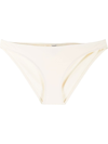 Totême Smocked-finish Bikini Bottoms In Neutrals
