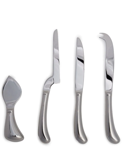 Sambonet Living Cheese Knife Set (set Of 4) In Silber