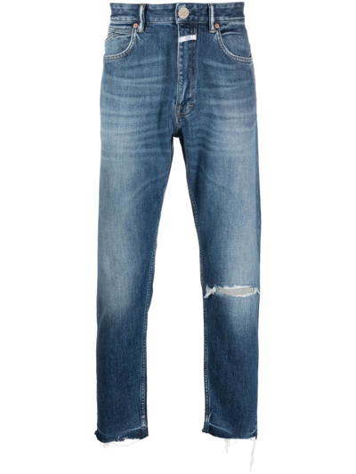 Closed Cooper Organic Tapered Jeans In Blue