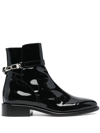 TOTÊME THE JODHPUR PATENT LEATHER BOOTS