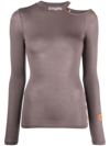 Heron Preston Cut-out Top In Grau