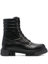 BALDININI LEATHER COMBAT BOOT