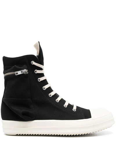 Rick Owens Drkshdw Porterville Cargo Sneakers In Black