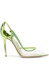 GIANVITO ROSSI 105 CRYSTAL-EMBELLISHED PUMPS