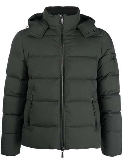 Moorer Long Sleeve Padded Jacket In Grün