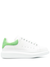Alexander Mcqueen Oversize Leather Sneakers In White