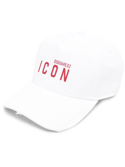 Dsquared2 Icon Logo Cap In Weiss