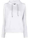 Canada Goose Melange-effect Drawstring Hoodie In Silverbirch Heather