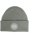 CANADA GOOSE ARCTIC DISC-EMBELLISHED WOOL BEANIE