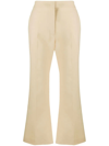 JIL SANDER HIGH-WAISTED FLARED TROUSERS