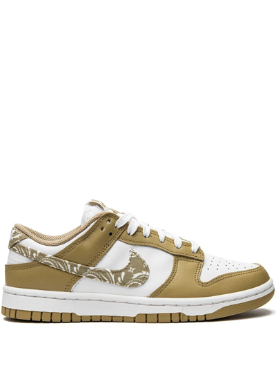 Nike Dunk Low Essential "paisley Pack Barley" Sneakers In White