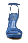 Sam Edelman Women's Jade Ankle Strap High Heel Sandals In Caspian Blue