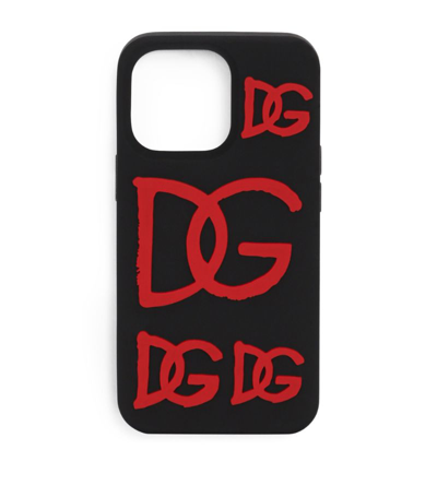 Dolce & Gabbana Dg Logo Iphone 13 Pro Max Case In Multicolor