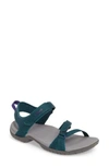Teva 'verra' Sandal In Deep Teal Fabric