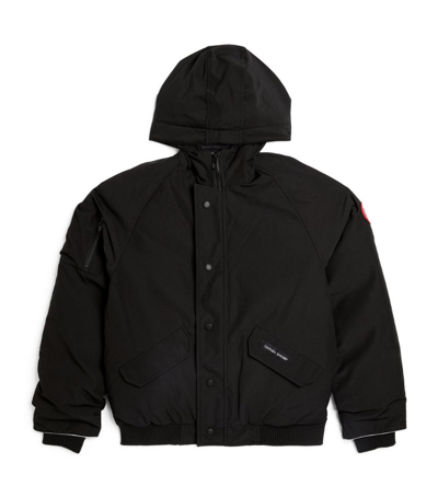 Canada Goose Kids Padded Rundle Bomber Jacket (7-16 Years) In Black
