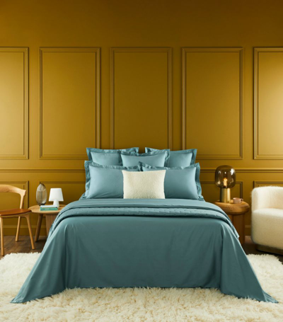 Yves Delorme Triomphe Double Duvet Cover (200cm X 200cm) In Green