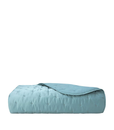 Yves Delorme Triomphe Super King Bedspread (285cm X 250cm) In Green