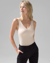 White House Black Market All Ways Stretch Reversible Tank Top In Pale Sand