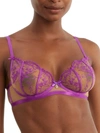 Dita Von Teese Femmoiselle Underwire Bra In Shocking Violet