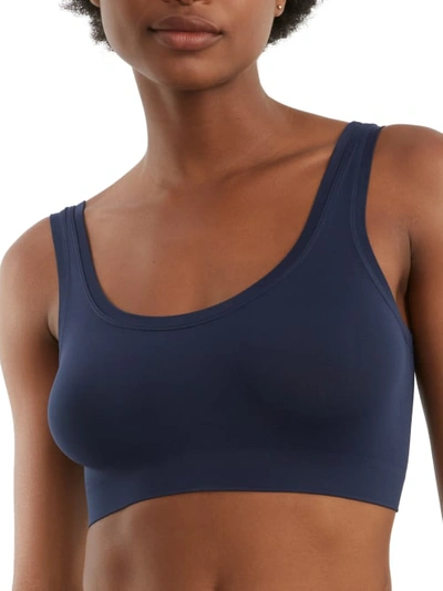 Hanro Touch Feeling Bralette In Deep Navy