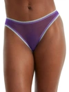 On Gossamer Gossamer Mesh Hip Bikini In Dream Purple