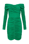 Rebecca Vallance Edie Off-the-shoulder Ruched Mini Dress