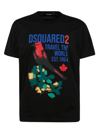 DSQUARED2 DSQUARED2 TRAVEL THE WORLD T-SHIRT