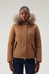 Woolrich Women Dark Carmel Size M In Dark Camel