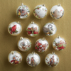 FRONTGATE MARK ROBERTS "12 DAYS OF CHRISTMAS" COLLECTIBLE ORNAMENTS, SET OF 12