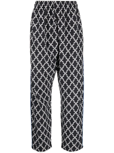 Marcelo Burlon County Of Milan Logo-print Track Pants In Black