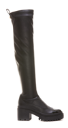 Giuseppe Zanotti Martini 50 Stretch Leather Over-the-knee Boot In Black