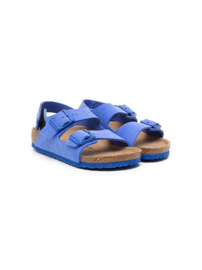 Birkenstock Kids' Milano Buckle-strap Sandals In Blue