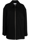 JW ANDERSON ZIP-FRONT WOOL-BLEND COAT