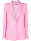 Chiara Ferragni Crystal-embellished Single-breasted Blazer In Pink